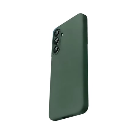 AKLLIBYİ98 Samsung Galaxy S26 Fe Nano İçi Kadife Silikon - Koyu Yeşil HMNG98