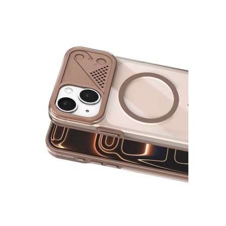 AKLLIBYİ98 Joko Apple İphone 14 Zinko Magsafe Kapak - Çöl Titanyum HMNG98