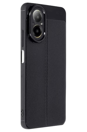AKLLIBYİ98 Realme 12 Lite Kılıf Auto Focus Kapak - Siyah HMNG98