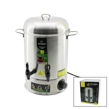 AKLLIBYİ98 12 L Elektrikli Çay Otomatı Çift Musluk 2000W HMNG98