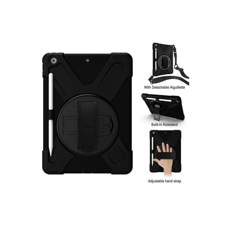 AKLLIBYİ98 Apple İpad 5 Air 9.7 Kılıf Amazing Tablet Kapak - Siyah HMNG98