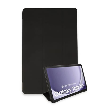 AKLLIBYİ98 Samsung Galaxy Tab A9 Plus Kılıf Tablet Smart Kılıf - Siyah HMNG98