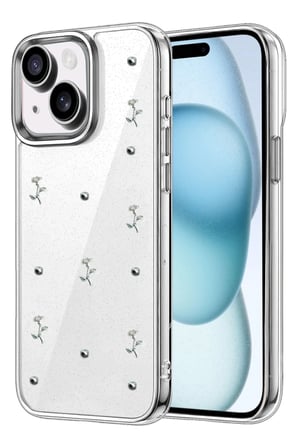 AKLLIBYİ98 Apple iPhone 14 Fiyonk Desenli Kapak - Desen 4 HMNG98