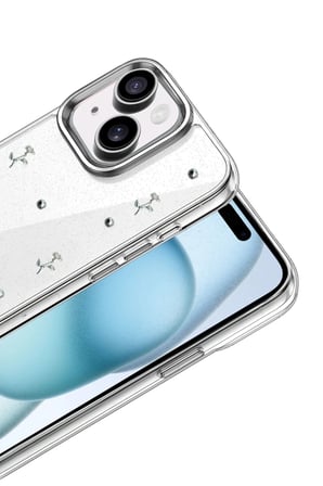 AKLLIBYİ98 Apple iPhone 14 Fiyonk Desenli Kapak - Desen 4 HMNG98