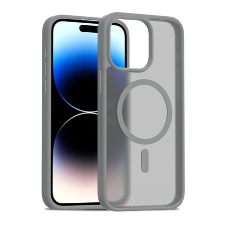 AKLLIBYİ98 Joko Apple Uyumlu İphone 15 Pro Jota Magsafe Kapak - Titan Gri HMNG98
