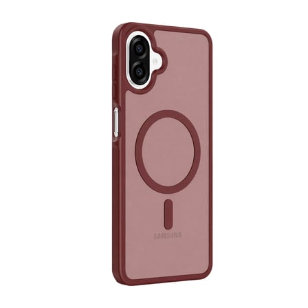 AKLLIBYİ98 Joko Samsung Galaxy A07 4g Jota Magsafe Kapak - Bordo HMNG98