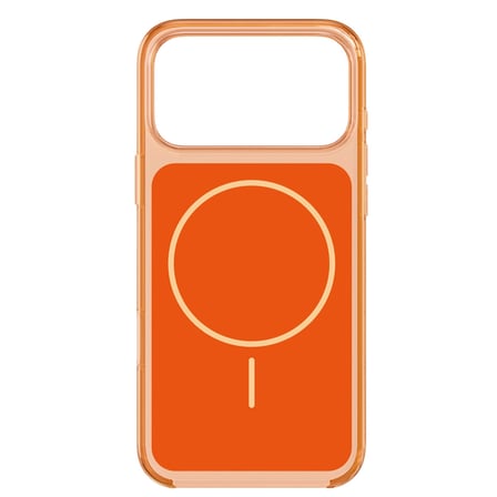 AKLLIBYİ98 Joko Apple İphone 17 Pro Max Vizima Animasyonlu Magsafe Kapak - Turuncu HMNG98