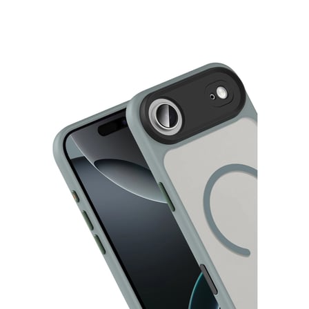 AKLLIBYİ98 Joko Apple İphone 17 Air Megane Magsafe Kapak - Titan Gri HMNG98