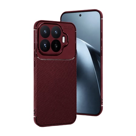 AKLLIBYİ98 Xiaomi Mi 17t Auto Focus Karbon Kapak - Bordo HMNG98