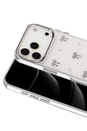 AKLLIBYİ98 Apple iPhone 17 Pro Max Fiyonk Desenli Kapak - Desen 5 HMNG98