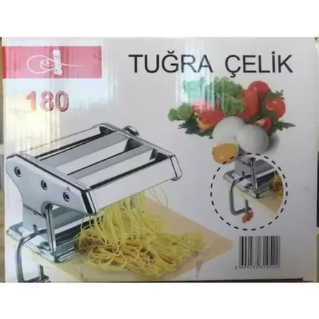 AKLLIBYİ98 Tuğra Çelik Yerli Erişte Makinesi 180 MM HMNG98