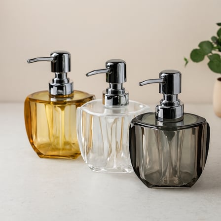 AKLLIBYİ98 220 ml Akrilik/Mika Sıvı Sabunluk (Şeffaf ve Renkli) HMNG98