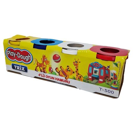 AKLLIBYİ98 Büyük 4 Parça Oyun Hamuru HMNG98