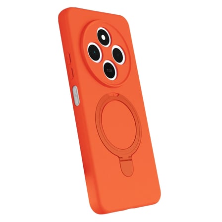 AKLLIBYİ98 Xiaomi Uyumlu Redmi 14c Regal Magsafe Standlı Kapak - Turuncu HMNG98