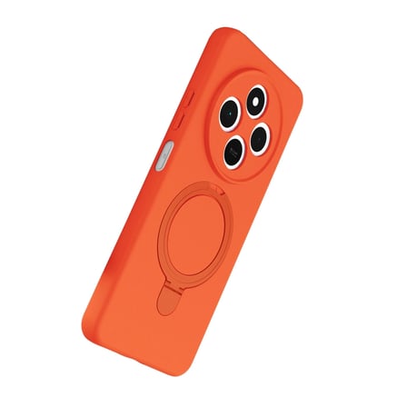 AKLLIBYİ98 Xiaomi Uyumlu Redmi 14c Regal Magsafe Standlı Kapak - Turuncu HMNG98