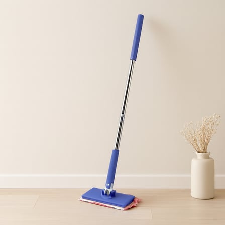 AKLLIBYİ98 Otomatik Bez Değiştiren Mop 360° Döner Başlık 66 cm Sap HMNG98