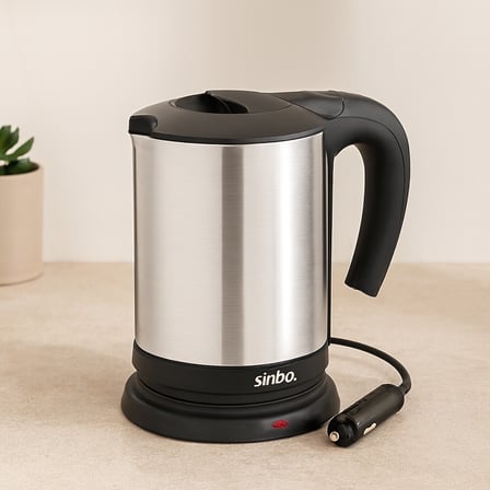 AKLLIBYİ98 12V Araç İçi Paslanmaz Çelik Su Isıtıcı (0.8L, 120W) HMNG98