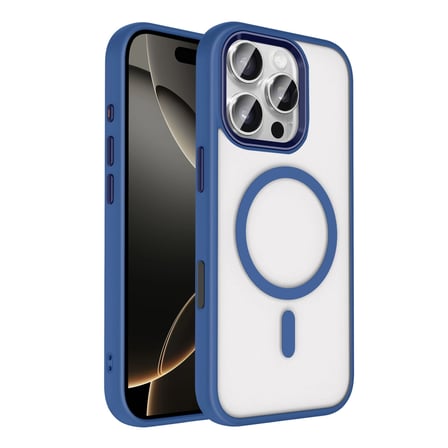 AKLLIBYİ98 Joko Apple Uyumlu İphone 16 Pro Max Terea Magsafe Kapak - Lacivert HMNG98