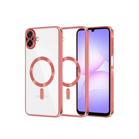 AKLLIBYİ98 Samsung Galaxy A07 4g Kross Magneticsafe Kapak - Kırmızı HMNG98