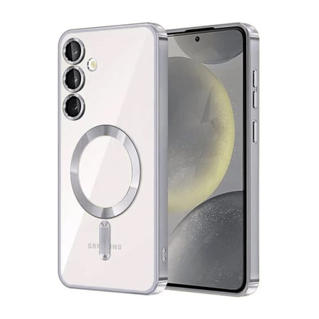 AKLLIBYİ98 Samsung Galaxy A17 5g Kross Magneticsafe Kapak - Gümüş HMNG98