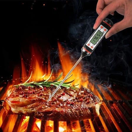 AKLLIBYİ98 Dijital Gıda Termometresi Süt,Et,Yoğurt Mayalama,Mama Derecesi Ölçer Gıda Termometresi HMNG98