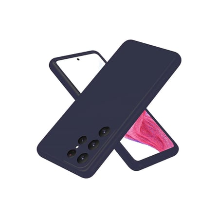 AKLLIBYİ98 Samsung Galaxy S25 Ultra Kılıf First Silikon - Lacivert HMNG98