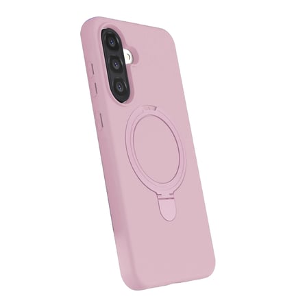 AKLLIBYİ98 Samsung Uyumlu Galaxy A17 5g Regal Magsafe Standlı Kapak - Açık Pembe HMNG98