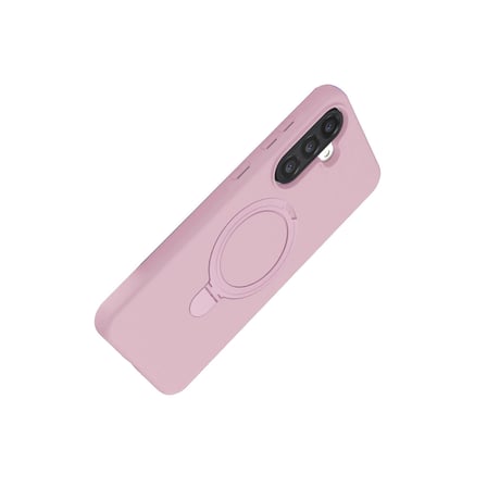 AKLLIBYİ98 Samsung Uyumlu Galaxy A17 5g Regal Magsafe Standlı Kapak - Açık Pembe HMNG98