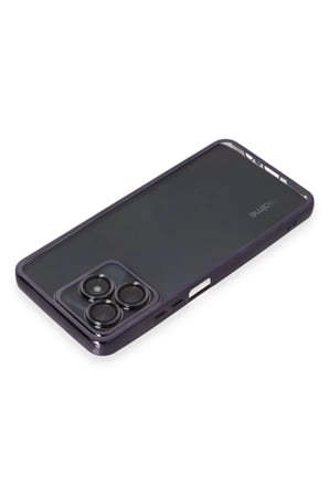AKLLIBYİ98 Realme C53 Kılıf Razer Lensli Silikon - Mor HMNG98