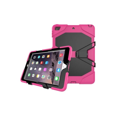 AKLLIBYİ98 Apple Uyumlu İpad 5 Air 9.7 Kılıf Griffin Tablet Kapak - Pembe HMNG98