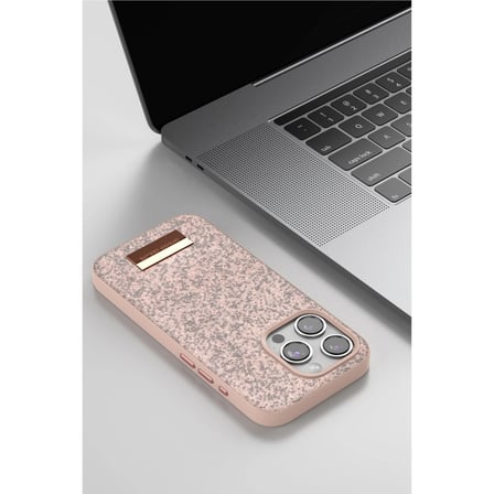 AKLLIBYİ98 Onegif Apple İphone 15 Pro Max Bright Simli Kapak - Siyah HMNG98