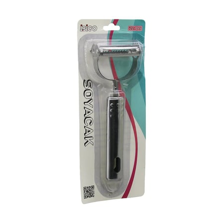 AKLLIBYİ98 Metal Saplı Çift Başlık Soyacak HMNG98
