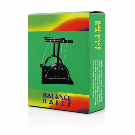 AKLLIBYİ98 Balance Balls Orta Newton - Metal Denge Topları Masa Üstü HMNG98