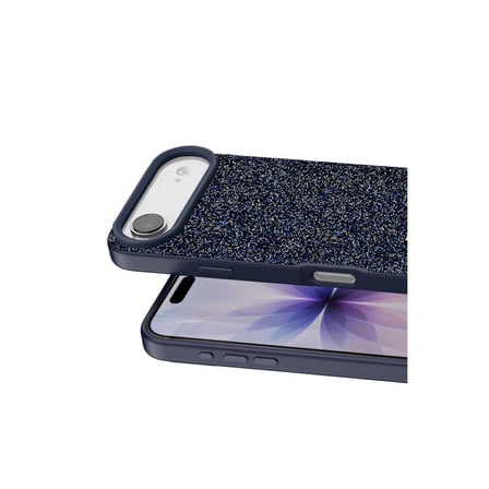 AKLLIBYİ98 Onegif Apple Uyumlu İphone 17 Air Bright Simli Kapak - Mavi HMNG98