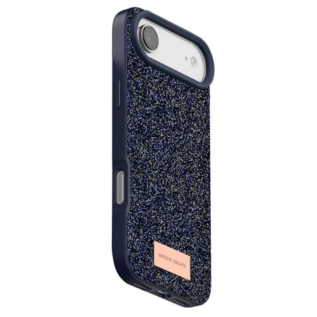 AKLLIBYİ98 Onegif Apple Uyumlu İphone 17 Air Bright Simli Kapak - Mavi HMNG98