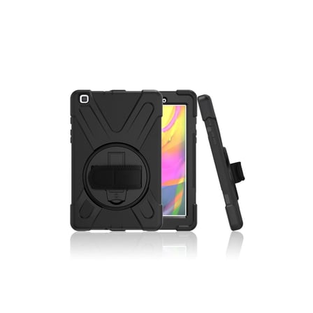 AKLLIBYİ98 Samsung Galaxy T290 Tab A 8 Kılıf Amazing Tablet Kapak - Siyah HMNG98
