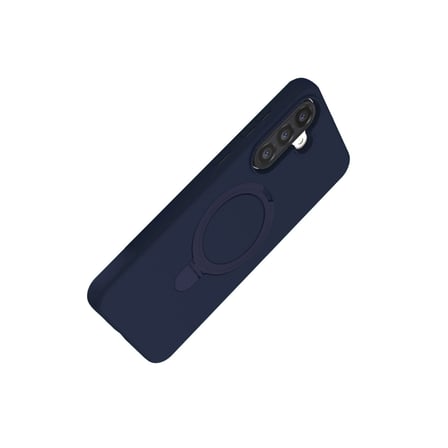AKLLIBYİ98 Samsung Galaxy A17 5g Regal Magsafe Standlı Kapak - Lacivert HMNG98
