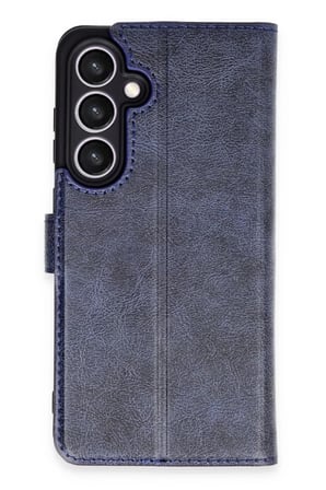 AKLLIBYİ98 Samsung Galaxy S24 FE Kılıf Trend S Plus Kapaklı Kılıf - Lacivert HMNG98