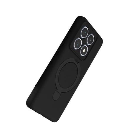 AKLLIBYİ98 Xiaomi Mi 14t Pro Regal Magsafe Standlı Kapak - Siyah HMNG98