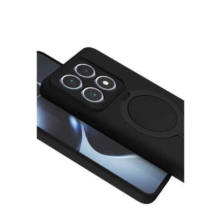AKLLIBYİ98 Xiaomi Mi 14t Pro Regal Magsafe Standlı Kapak - Siyah HMNG98