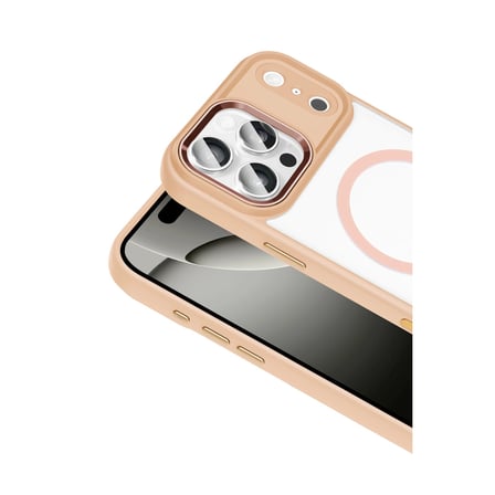 AKLLIBYİ98 Joko Apple Uyumlu İphone 17 Pro Terea Magsafe Kapak - Pembe HMNG98