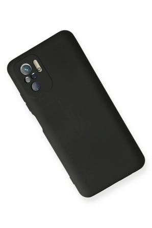 AKLLIBYİ98 Xiaomi Redmi Note 10 Kılıf Nano içi Kadife Silikon - Siyah HMNG98