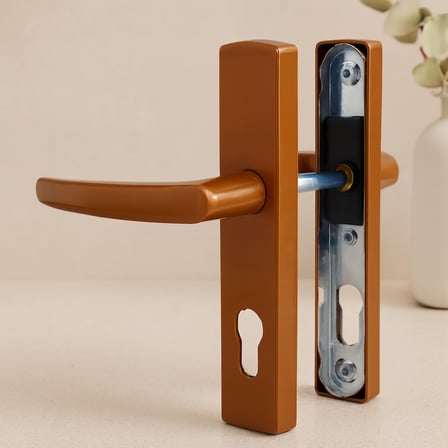 AKLLIBYİ98 Kahverengi Balkon Kapı Kolu 50 mm HMNG98