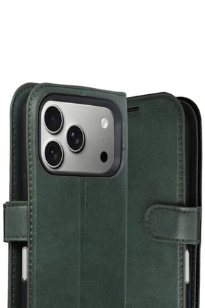 AKLLIBYİ98 Apple iPhone 17 Pro Max Trend S Plus Kapaklı Kılıf - Yeşil HMNG98