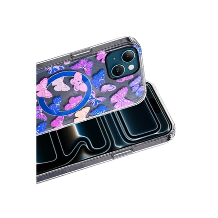 AKLLIBYİ98 Onegif Apple İphone 14 Desina Magsafe Kapak - Desen 5 HMNG98