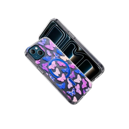 AKLLIBYİ98 Onegif Apple İphone 14 Desina Magsafe Kapak - Desen 5 HMNG98