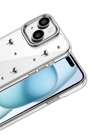 AKLLIBYİ98 Apple iPhone 14 Fiyonk Desenli Kapak - Desen 1 HMNG98