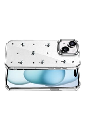 AKLLIBYİ98 Apple iPhone 14 Fiyonk Desenli Kapak - Desen 1 HMNG98