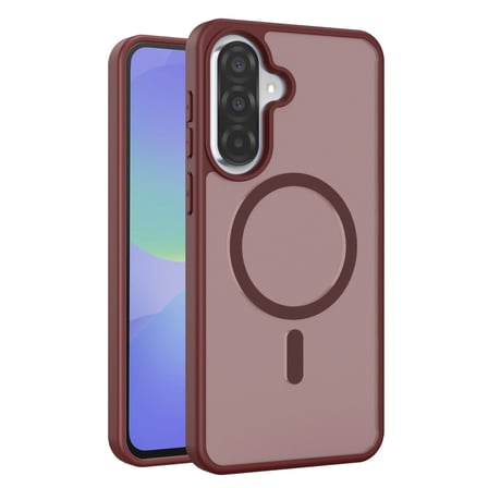 AKLLIBYİ98 Joko Samsung Galaxy A17 5g Jota Magsafe Kapak - Bordo HMNG98