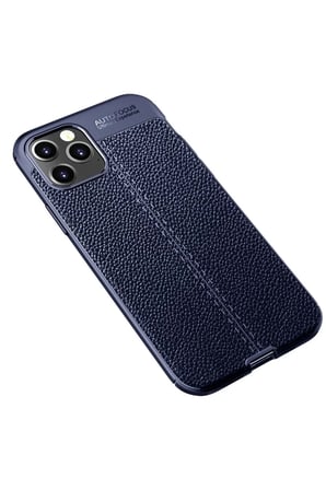 AKLLIBYİ98 Apple iPhone 12 Pro Kılıf Auto Focus Kapak - Lacivert HMNG98